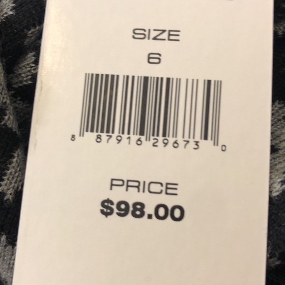 French Connection Leopard Jacquard Dress Women’s size 6 BNWT - Picture 6 of 7